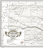 Alts Railway Map of Nebraska - 1889 1/2