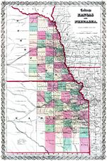 Coltons Kansas and Nebraska - 1859