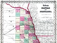 Coltons Kansas and Nebraska - 1859 1/2