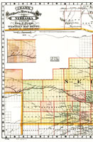 Crams Railroad & Township Map of Nebraska - 1879 1/2